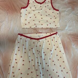 Cherry Print Sleepwear Set